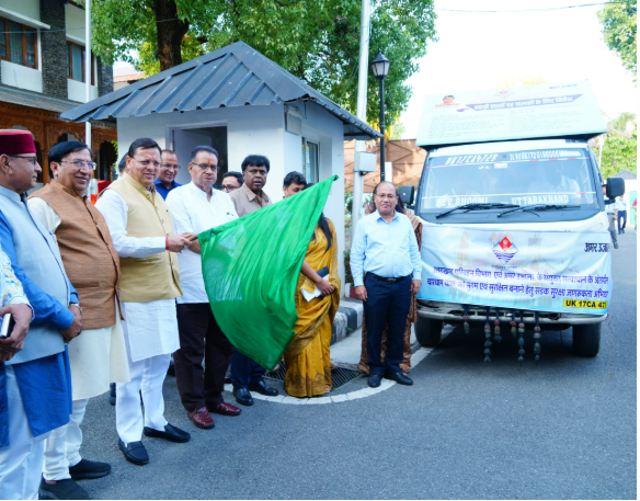 CM Dhami handed over appointment letters to 112 newly appointed transport constables