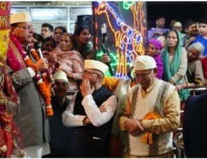 मुख्यमंत्री पुष्कर सिंह धामी ने माँ कालिका मंदिर में की पूजा-अर्चना