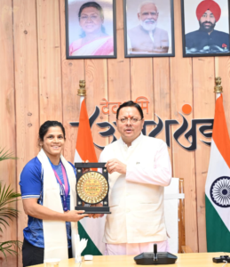 खेल प्रतिभाओं को हरसंभव प्रोत्साहन और विश्वस्तरीय सुविधाएँ उपलब्ध कराना सरकार की प्राथमिकता: मुख्यमंत्री धामी