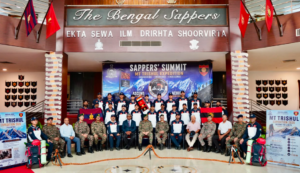 भारतीय सेना की कोर ऑफ़ इंजीनियर्स के माउंट त्रिशूल पर्वतारोहण अभियान को हरी झंडी दिखाई गई