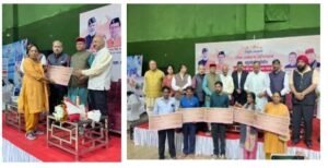 सेवा संकल्प अभियान के अंतर्गत आयोजित शिविर में नशा मुक्ति की शपथ, पात्र लाभार्थियों को पेंशन स्वीकृति एवं विवाह सहायता राशि वितरित